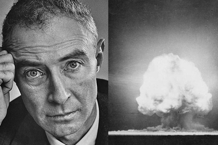 Robert Oppenheimer, amerykański fizyk nazywany ojcem bomby atomowej